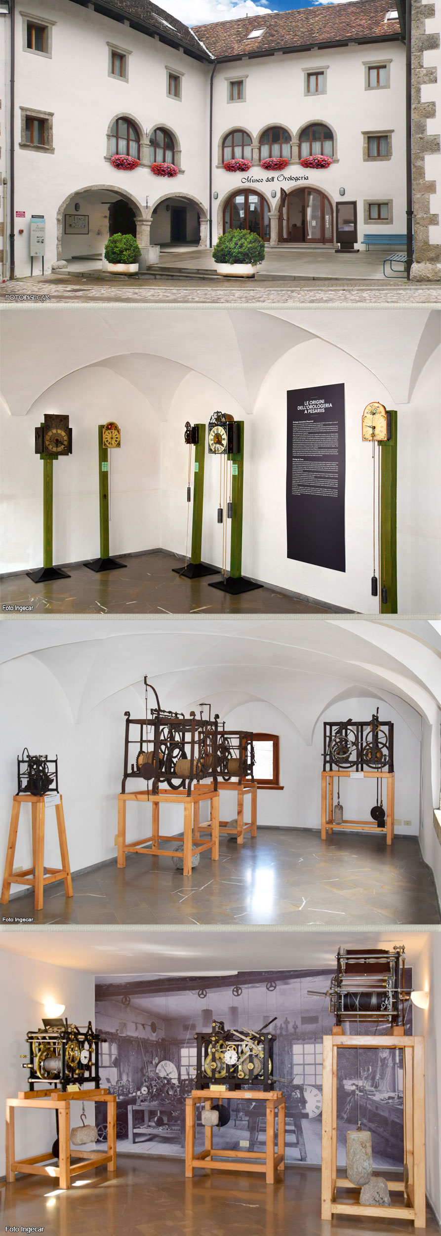 Museo Pesariis, Orologi